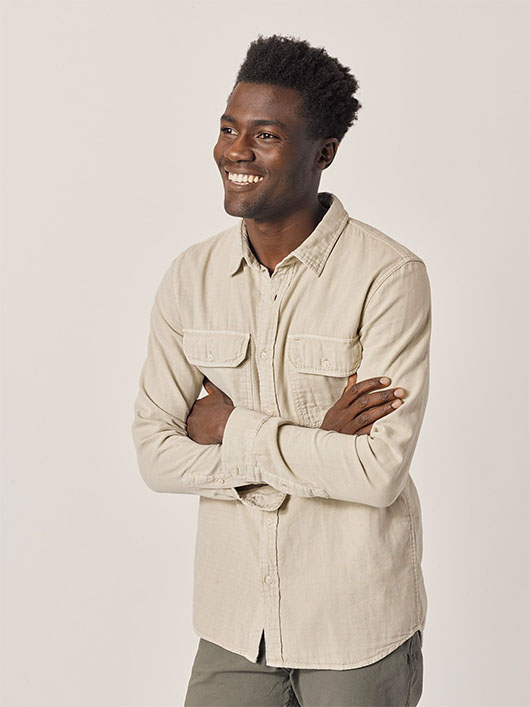 buck mason weave work shirt