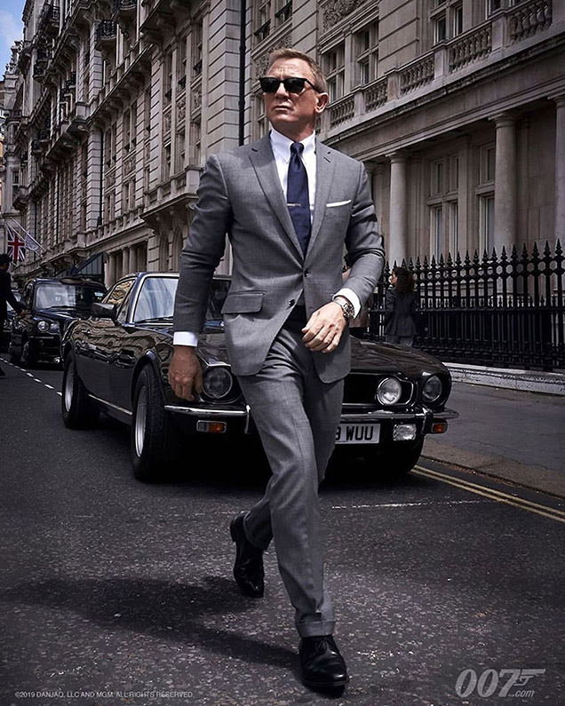 james bond gray suit no time do die