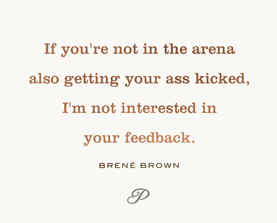 man in the arena brene brown quote