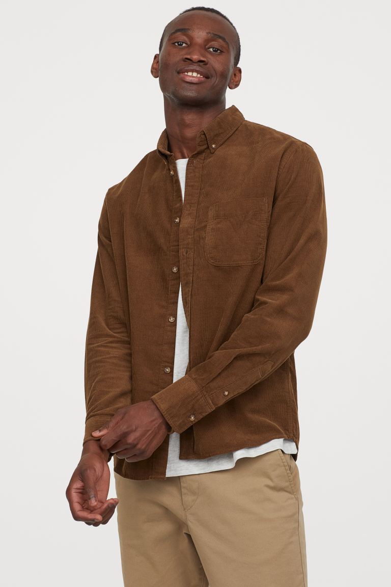 corduroy shirt hm