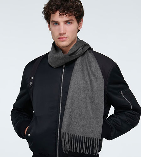 hickey freeman cashmere scarf high low