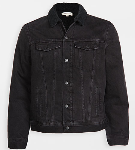 east dane sherpa lined denim jacket