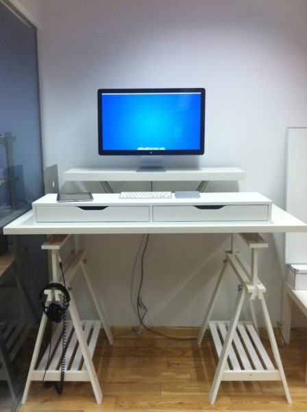 nick wynja standing desk ikea desk hack