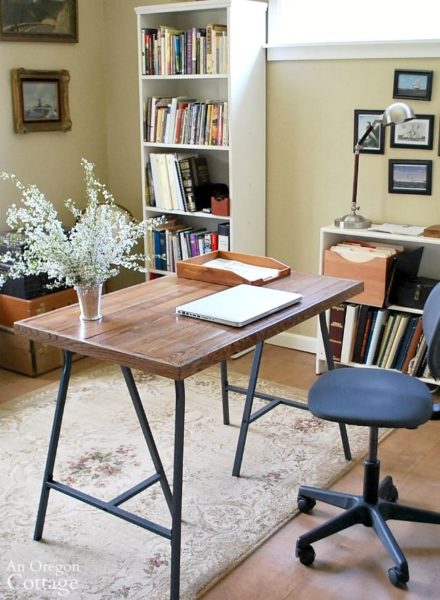 oregon cottage ikea desk hack