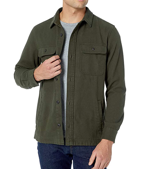 Goodthreads men's long sleeve flannel shirt jacket