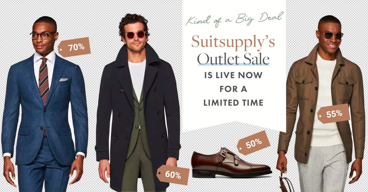 First Dibs: Suitsupply Outlet Sale Now Live for a Limited Time – Suits, Outerwear, Sweaters, Shoes