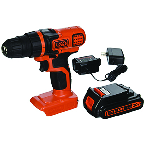 black and decker cordless drill