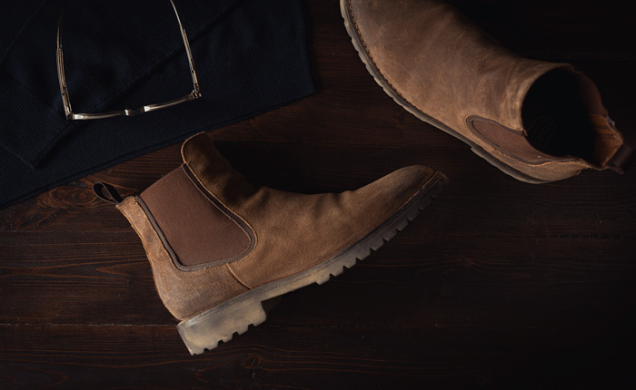 brown chelsea boot