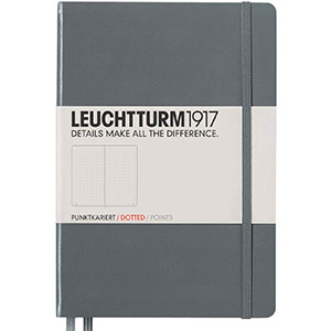 notebook with grey cover from leuchtturm 1917