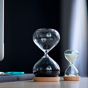 pomodoro timers on desk