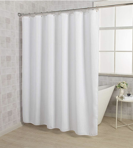 quality waffle weave shower curtain from amazon