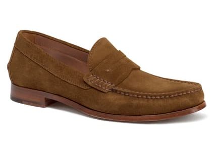 trask sadler penny loafer shoe