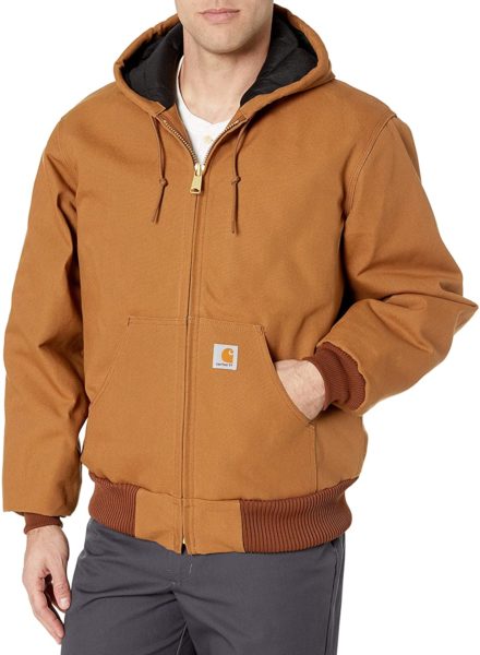 zip front carhartt jacket for men