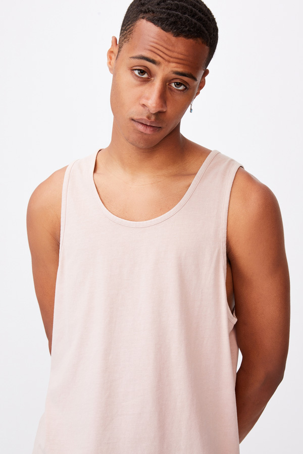 Tank-top salmon tank top