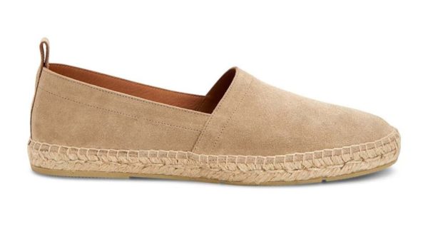 Aquatalia Leonardo Suede Espadrille Slip On Sneaker