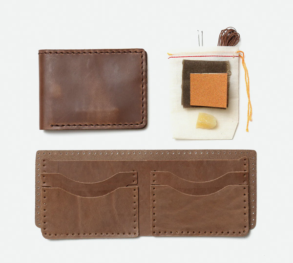 diy-wallet diy horween leather kit