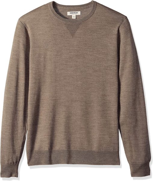 merino wool crewneck sweater