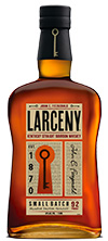 a bottle of Larceny wheated bourbon