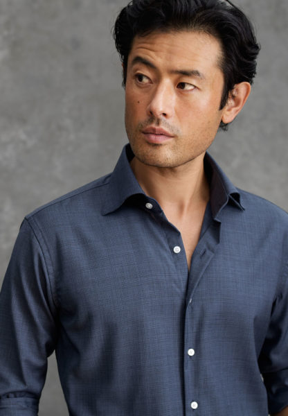 merino wool dress shirt for men