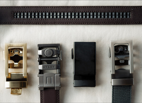 Anson belt and buckle with multple straps and buckles