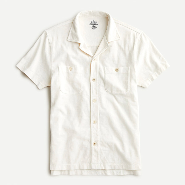 jcrew camp collar shirt