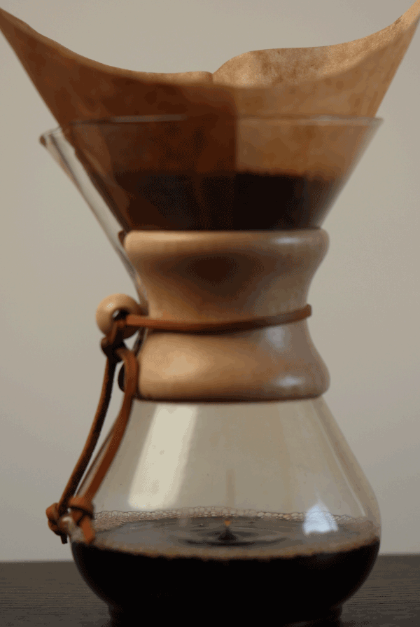 chemex-coffee-dripping chemex coffee maker dripping
