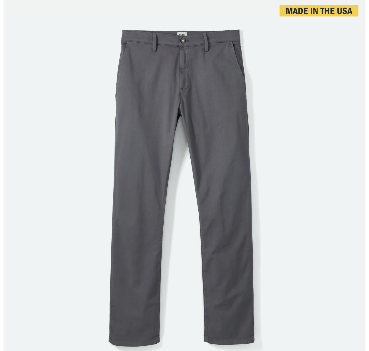 lightweight grey stretch chinos from huckberry