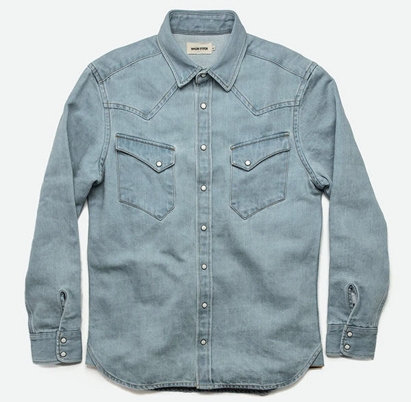 taylor stitch denim shirt
