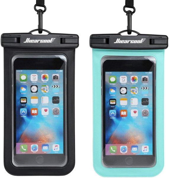 waterproof phone pouch set of two