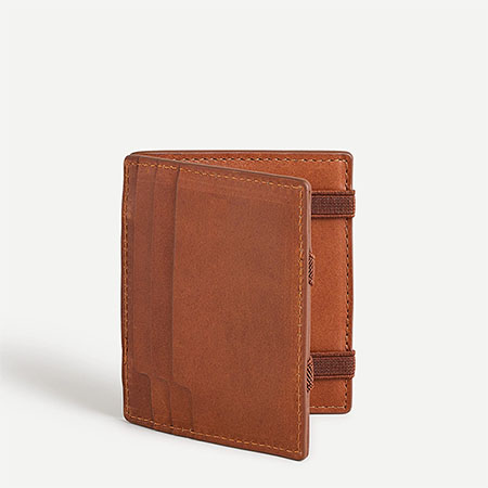 brown leather wallet