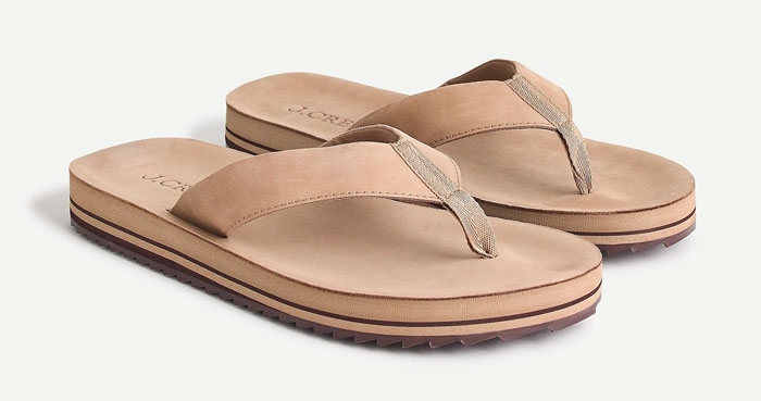 j.crew flip flops