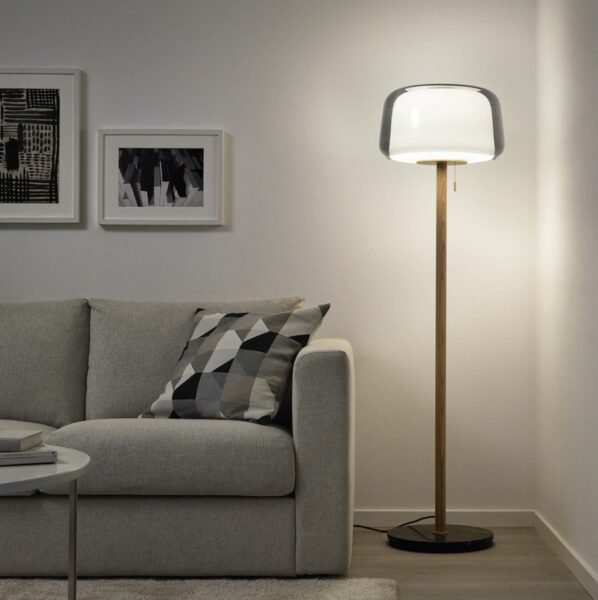 marble floor lamp with bulb