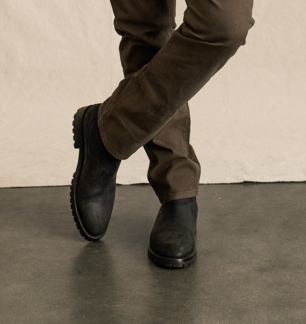 Black chunky chelsea boot from Thursday Boots