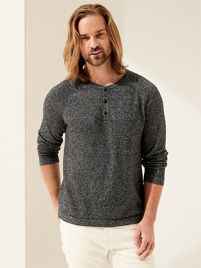 dark grey cashmere sweater
