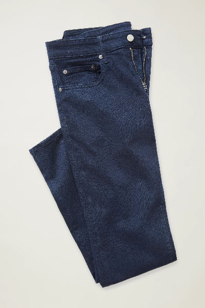 dark blue stretch jean