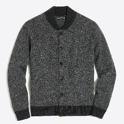 grey bomber style jacket