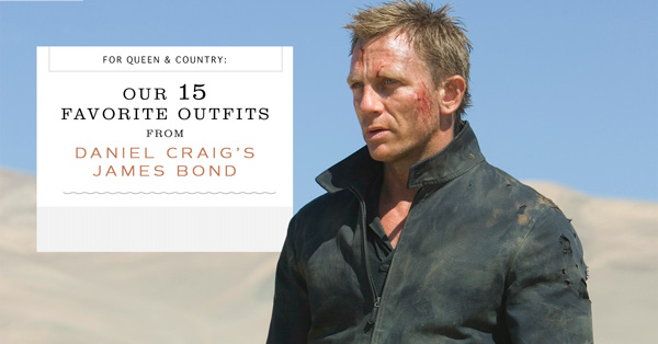 Our 15 Favorite Outfits from Daniel Craigs James Bond