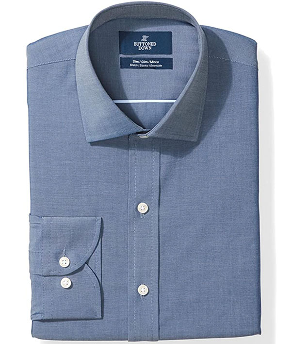 buttoned down dress shirt