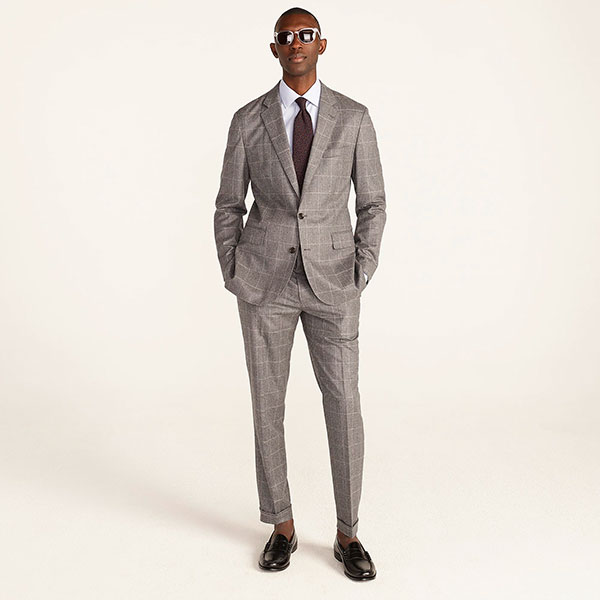 plaid suit from jcrew