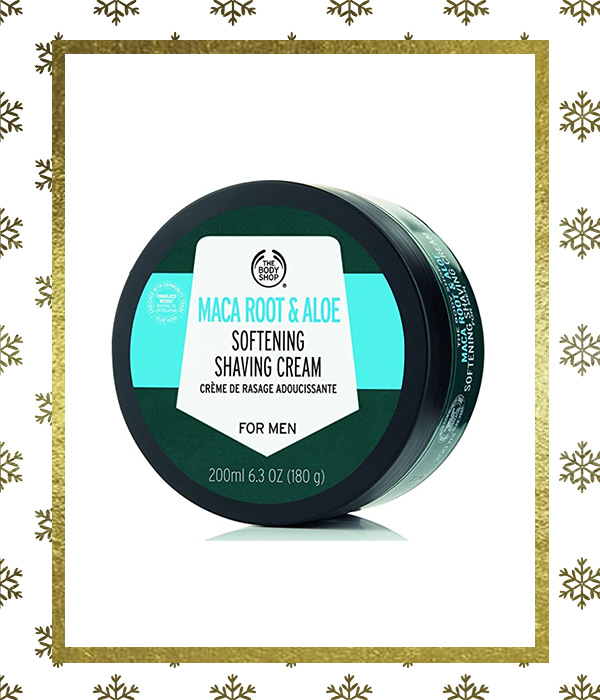 maca root shaving cream