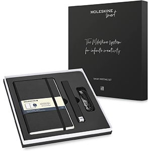 image of a moleskin and pen set