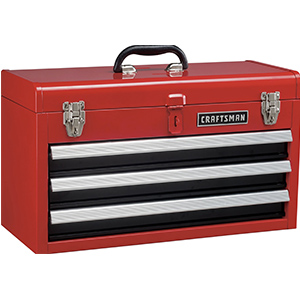 image of a craftsman three drawer toolbox