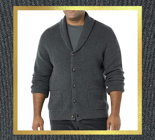 shawl collar cardigan sweater