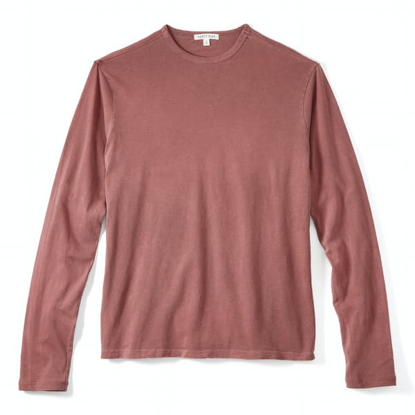 image of a light red long sleeve shirt