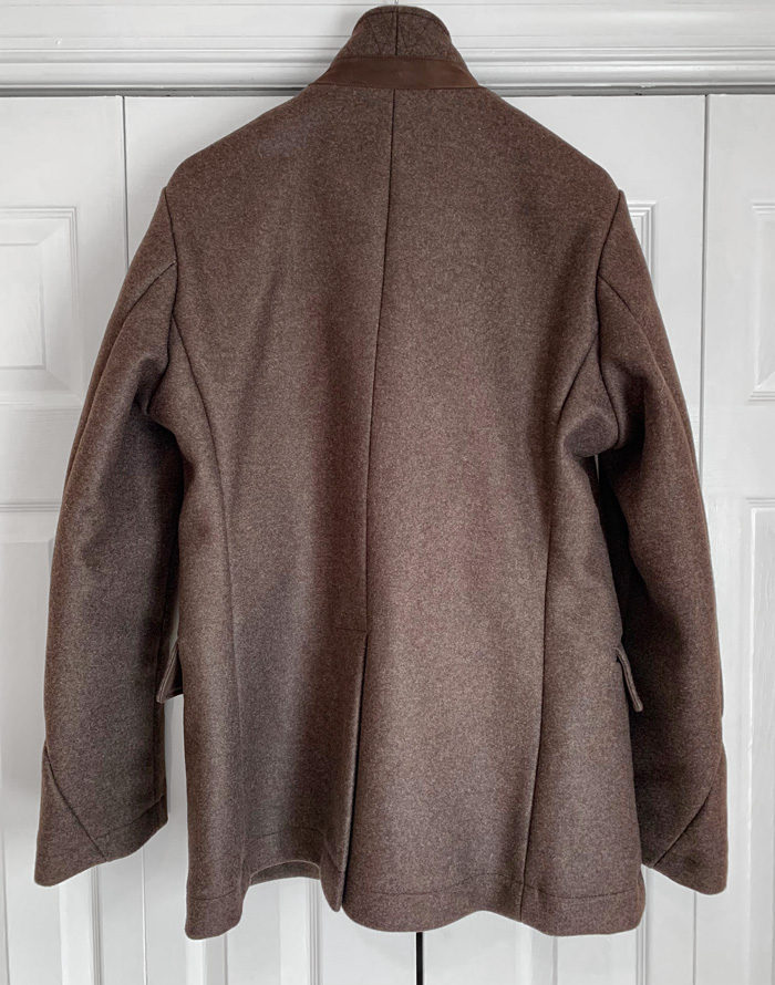 back of the billy reid pea coat