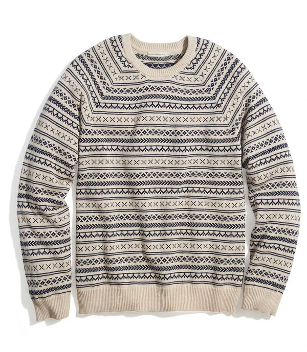 Marine Layer fair isle sweater