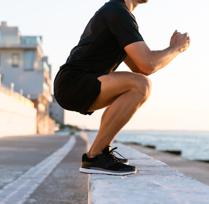 bodyweight squat form