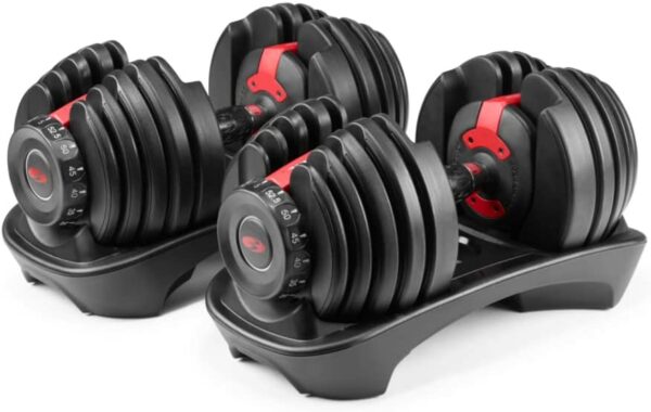 image of bowflex dumbbells
