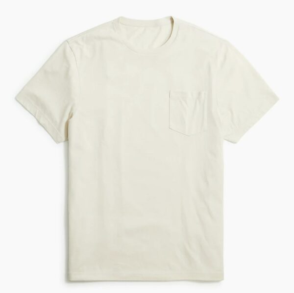 image of a white pocket shirt