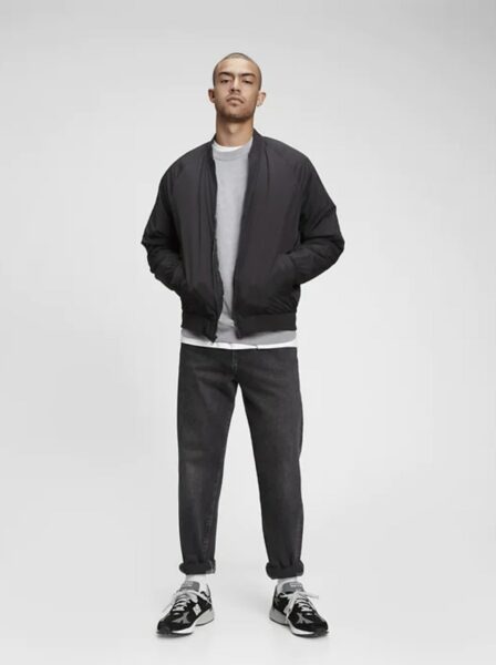 image of a man wearing a bomber jacket